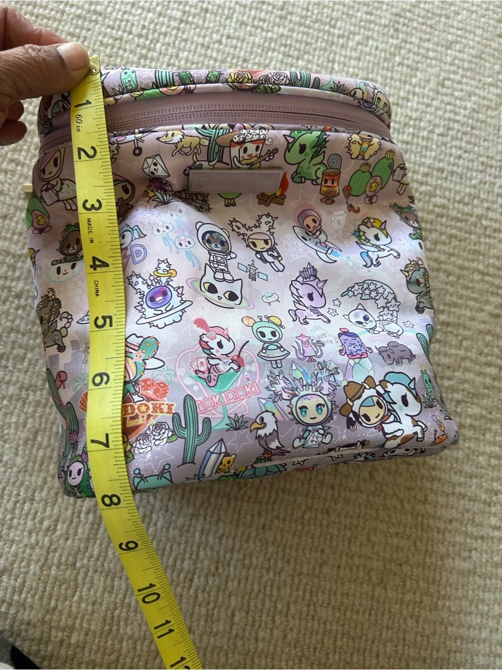 tokidoki Pink Character Print Backpack and Lunch Bag Duo